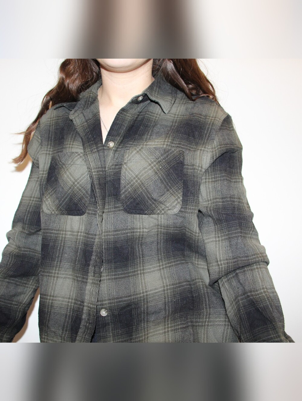 Women's Green Flannel